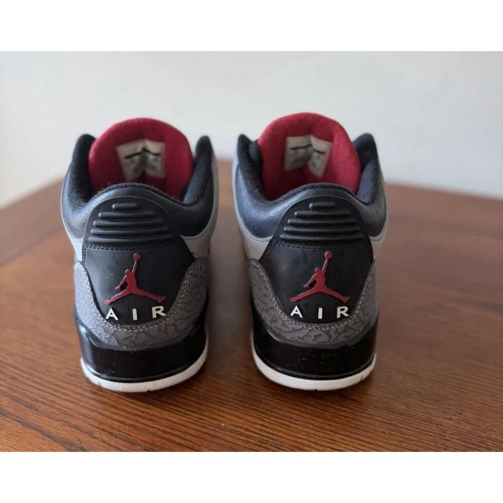 Size 10 - Air Jordan 3 Retro Stealth Sneakers Men's 136064-003 Shoes 2011